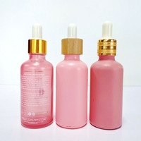 Flacon Compte-gouttes en Verre Rose Doré 30ml 50ml 100ml pour Huile Capillaire, Huile Essentielle, Parfum – Emballage Cosmétique pour Soins de la Peau
