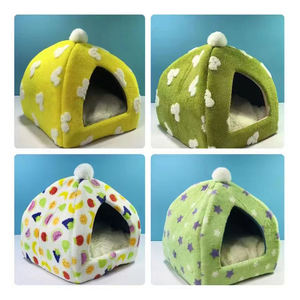 Venta al por mayor en forma de cono gato cueva casa mascota nido plegable gato casa invierno cálido dormir cama Chihuahua perro cueva casa Cama - Product Image 2
