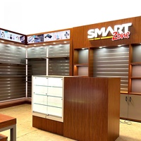 Vitrine d'exposition pour téléphones mobiles, service de conception 3D, comptoir de magasin de téléphonie mobile personnalisé à vendre, présentoir de comptoir pour téléphones mobiles