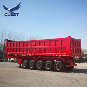 Jonc Bauxite — <span class=keywords><strong>camion</strong></span>-<span class=keywords><strong>benne</strong></span> de transport, à décharge arrière, semi-remorque, <span class=keywords><strong>5</strong></span> et 6 axes, en promotion - Product Image 5