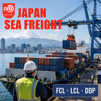 Transitaire professionnel Fret maritime Chine-Japon DDP Porte-à-porte LCL+Express Transport maritime Assuré DPS Transporteur Douane