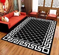 Neues Design Bedruckter Teppich Beste Qualität Luxuriöser Moderner Stil Wohnzimmer Rutschfester Chenille-Druckteppich
