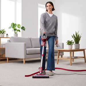Aspirateur électrique portable vertical avec lumières LED, filtre HEPA, technologie cyclonique, 430W, sans sac, capacité de 0,6L, usage domestique - Product Image 3