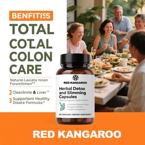 Capsules amincissantes de désintoxication et d'amincissement de capsule de fines herbes de personnalisation d'usine pour le supplément de santé de digestion intestinale adulte - Product Image 5