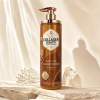 Ensemble Shampooing et Après-Shampooing à la Kératine et au Collagène Eunomia, Liquide Hydratant 2-en-1, Nourrit en Profondeur, Répare les Cheveux Abîmés, Lisse et Brillance