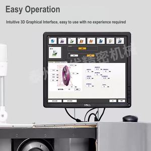 Afiladora de Herramientas CNC de 4 Ejes <span class=keywords><strong>CTG</strong></span>-20 con Interfaz Gráfica <span class=keywords><strong>3D</strong></span> para Afilar Herramientas de Corte de Carburo y HSS - Product Image 3