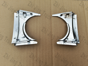 BEZEL กระจกด้านนอกแผงมุม Chrome ชิ้นส่วนโลหะมาตรฐาน ABS OEM ขนาดสําหรับ <span class=keywords><strong>Hino</strong></span> 300 Dutro <span class=keywords><strong>Xzu600r</strong></span> 2012 XZU710 <span class=keywords><strong>XZU600R</strong></span> - Product Image 3