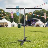 Support de fond photo en PVC en forme de T 200*100cm, support de bannière, kit de support de cadre, vente en gros d'usine