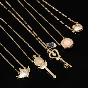 Bijoux fantaisie, pendentif <span class=keywords><strong>baguette</strong></span> magique mignon, collier SAKURA Card Captor <span class=keywords><strong>Sailor</strong></span> <span class=keywords><strong>Moon</strong></span> pour filles, breloques - Product Image 6