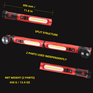 Lampe de travail LED sans fil rechargeable professionnelle STARYNITE pour mécaniciens automobiles, réparation de voitures, <span class=keywords><strong>atelier</strong></span> d'urgence - Product Image 2