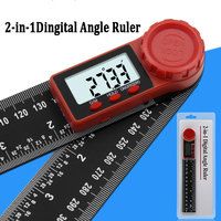 Échelle numérique d'angle 200mm Inclinomètre d'angle d'instrument numérique Détecteur d'angle Goniomètre électronique Rapporteur