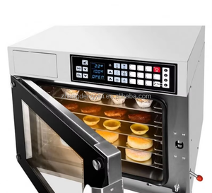 Horno Eléctrico Comercial Universal Multifuncional de Gran Capacidad para Hornear 5 Bandejas de Pizza, Pan, Pastel y Pollo al Vapor - Product Image 4