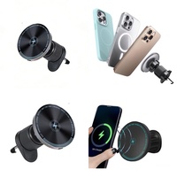 Nouveaux produits électroniques grand public 2026 : Chargeur de voiture sans fil pour grille d'aération, support de téléphone magnétique pour voiture, adaptateurs de charge pour iPhone 17 16 15 14