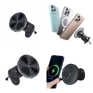 Nuovo Caricatore Wireless per Auto 2026, Supporto Magnetico per Telefono da Bocchetta dell'Aria, Adattatori per iPhone 17 16 15 14 - Product Image 1