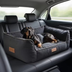 Luxe orthopedisch traagschuim hondenbed met aangepast logo, rechthoekige hondenbank, comfort voor alle seizoenen, klassiek antislip - Product Image 1