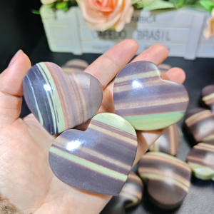 Offre Spéciale : <span class=keywords><strong>Pierre</strong></span> <span class=keywords><strong>de</strong></span> Guérison en Forme <span class=keywords><strong>de</strong></span> Cœur <span class=keywords><strong>de</strong></span> <span class=keywords><strong>Jade</strong></span> Violet, Ornement Énergétique pour <span class=keywords><strong>la</strong></span> Maison, <span class=keywords><strong>Pierre</strong></span> <span class=keywords><strong>de</strong></span> Poche Décorative - Product Image 3