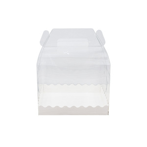 Cup Cake Box Case Kraft Paper Muffin Cake Tray Party Wedding Birthday Dessert Packaging Case White Brown Box For Cupcake