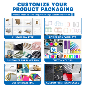 Boîte en cartons pliants personnalisés Boîte de <span class=keywords><strong>papier</strong></span> d'emballage de serviettes pour le visage propre et doux avec serrure d'extrémité inversée adaptée à l'emballage du produit - Product Image 3