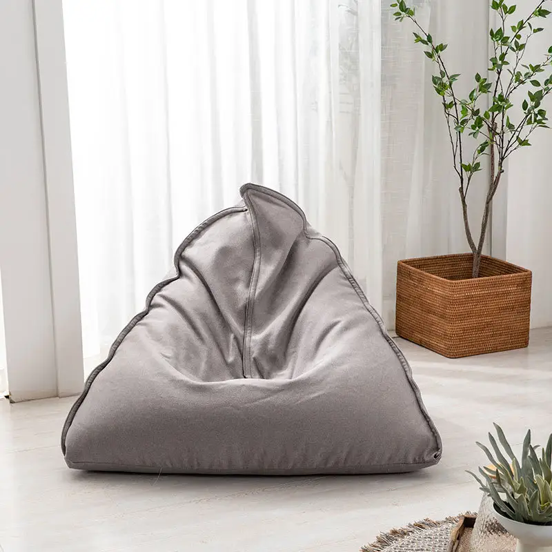 Durable Living Room Cushion Washable Beanbag Cover Soft Sleeping Sofa Bed Colors Corduroy Beanbag Chairs