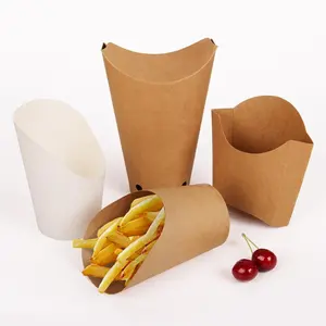 Wegwerp Voedsel Container Pakket Kraftpapier Nemen Weg Midnight Snack Doos