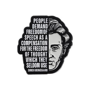 Distintivo di detto motivazionale divertente persona famosa citazioni filosofiche spille - Product Image 4