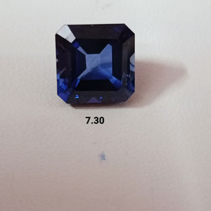 Zafiro Azul de Alta Calidad Cultivado en Laboratorio, Corte Cuadrado, Gema Suelta de Calidad Premium para Joyería Fina, para la Elaboración de Joyas - Product Image 4