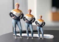 Angka Cetak 3D Kustom Perusahaan Layanan Model Mainan Cetak 3D Penuh Warna