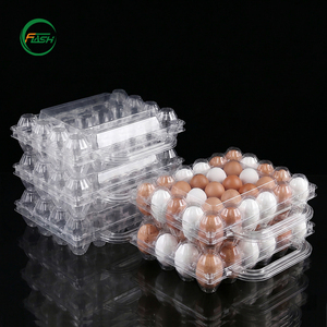 Portauova Individuale in PET con Manico, Contenitore Antiurto per 30 Uova, Imballaggio Trasparente in Plastica per Piccole Fattorie - Product Image 3