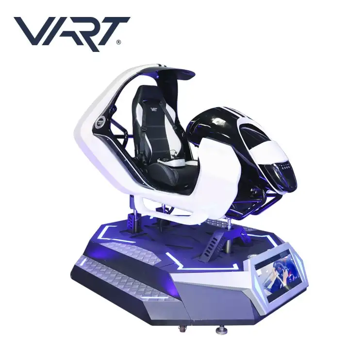 Nueva innovación videojuegos Video Cine Sinema la realidad Virtual movimiento giratorio Simulador de carreras de vilvulas termostiticas 9D VR simulador máquina