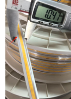 COB 110V 220V 288leds IP67 50m 100m 3000k 4000k Cob Led Bande Haute Densité Extérieure Étanche Flexible Cob Led Bande Lumineuse
