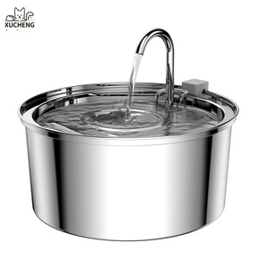 Wholesale 3.2L Ultra-Quiet Auto Pet Water Dispenser Stainless Steel Automatic Cat Drinking Water Fountain Stylish PP <strong>Bowl</strong> Charge - Product Image 1