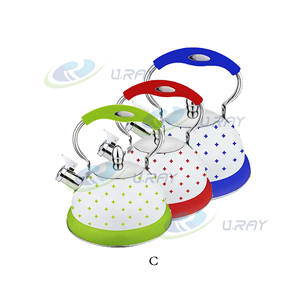 Théière sifflante en acier inoxydable écologique <span class=keywords><strong>de</strong></span> 3 L avec poignée en métal et design moderne - Product Image 3