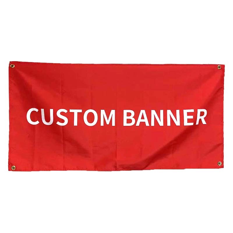 Good Quality 100 Polyester Advertising Banner