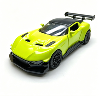 Coche Deportivo Metálico en Bolsa, Modelo de Juguete para Niños, con Puertas que se Abren, Escala 1:36, Unisex