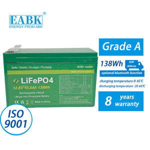 Zonne-Energie Opslagsysteem E-Bike Power Bank Oplaadbare Lithium Ijzerfosfaat Cel 12V 10.8ah Lithium Ion Batterijen Pack - Product Image 1