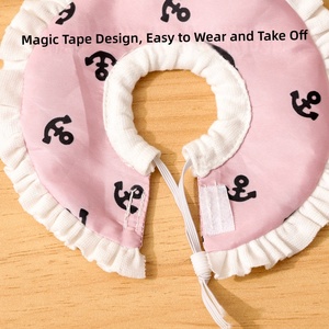 Usmilepet Vòng cổ thỏ bằng cotton bán chạy nhất Vòng cổ Elizabeth để tránh liếm vết thương cho chuột bạch Chuột sóc động vật nhỏ - Product Image 5