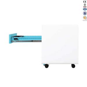 Youbai מודרני נייד מגירות הגשה מתכווננת עם קצה מתכת-3 מגירה ארון עבור הבית חדר השינה משרד - Product Image 4