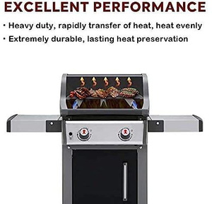 Grille de barbecue en fonte pré-culottée résistante aux hautes températures, robuste, pour grillades en extérieur, marque personnalisée, vente en gros, directement de l'usine - Product Image 3