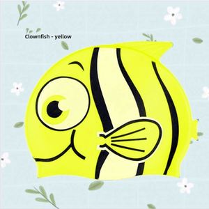 Gorro de Natación Infantil Económico, Divertido, Bonito y Genial con Estampado de Peces de Dibujos Animados, Impermeable, para Deportes Acuáticos, para Clubes de Natación, Regalos Promocionales - Product Image 6