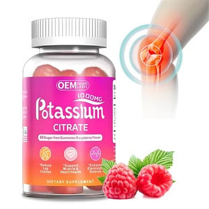 Gomitas de citrato de potasio para adultos OEM, soporte para el corazón y el sistema nervioso, suplemento Vegano para la salud - Product Image 1