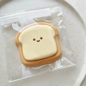 Wholesale Same Simulation Toast Pinch Music Decompression Toy Tpr Bread Toy Slow <b>Rebound</b> Vent Toy - Product Image 3