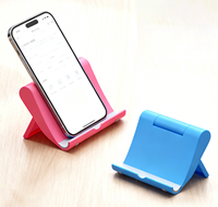 Support de téléphone portable pliable personnalisé en gros, support de téléphone portable de bureau de haute qualité, support de téléphone et tablette portable promotionnel
