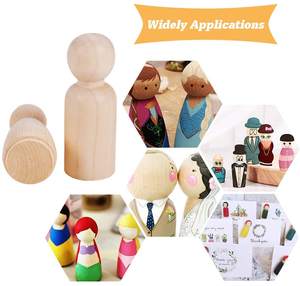 Pastel <span class=keywords><strong>de</strong></span> Bodas <span class=keywords><strong>de</strong></span> cumpleaños 65mm, venta al por mayor, niños, proyectos <span class=keywords><strong>de</strong></span> bricolaje, Ángel sin pintar, gente <span class=keywords><strong>de</strong></span> madera, papá, mamá, muñecas <span class=keywords><strong>de</strong></span> clavija <span class=keywords><strong>de</strong></span> madera - Product Image 2