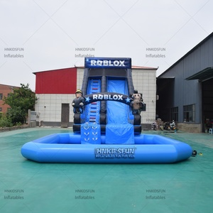 สไลเดอร์เป่าลม <span class=keywords><strong>RoBlox</strong></span> สำหรับเด็ก สไลเดอร์น้ำเป่าลมสำหรับเด็ก - Product Image 3