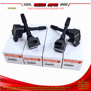 คอยล์จุดระเบิดเครื่องยนต์รุ่นอัพเกรด 0PB905093 94660210403 สำหรับ Panamera 970 (95B) 911(<span class=keywords><strong>991</strong></span>) 718(982)3.6 3.0 <span class=keywords><strong>3.4</strong></span> 3.8 2.0T 2.5T - Product Image 1