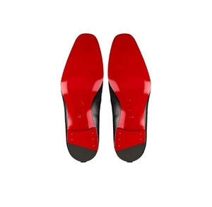 Mocasines con Cordones y Suela Roja para Hombre |   Zapatos de Negocios de Otoño de Microfibra de Lujo Impermeables Gore-Tex con Logotipo Bordado - Product Image 2