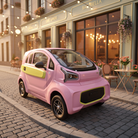 Vehículo Eléctrico Popular y Atractivo para Pasajeros, Autonomía NEDC de 120~300 km, Potencia del Motor de 3500 W, Batería de Litio de 60 V y 200 Ah, Velocidad de 55 km/h