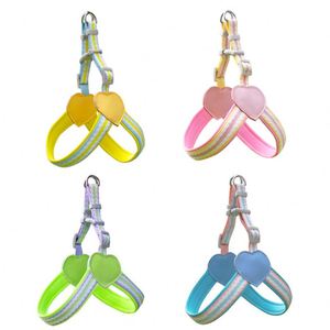 Livraison rapide, harnais pour chien personnalisé avec logo, 4 couleurs, harnais pour chien de haute qualité, ensembles de harnais mignons pour chiens, harnais en forme de Y, laisse élégante pour chien - Product Image 2