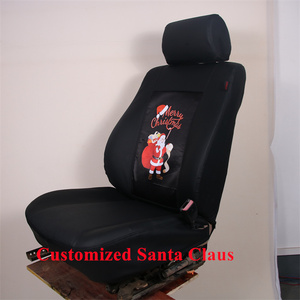 Ekr Da Xe Ghế Bìa Cho Civic/<span class=keywords><strong>Accord</strong></span> Santa Claus Tựa Đầu Bìa Dễ Thương Giáng Sinh Trang Trí 2024 - Product Image 4