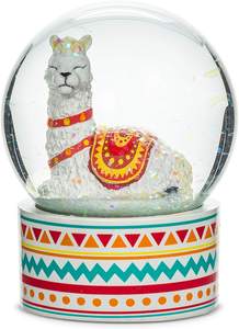 Globo de <span class=keywords><strong>nieve</strong></span> de <span class=keywords><strong>descanso</strong></span> Llama globo de agua-3 "H" blanco y rojo - Product Image 2
